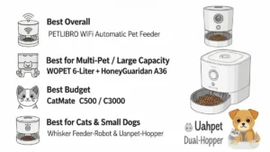 Best automatic pet feeder 2025 ratings for overall, budget, multi-pet