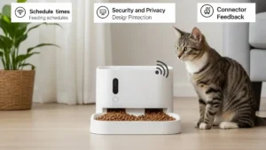 controlling smart WiFi feeder using phone app