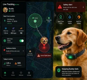 Real-Time GPS Alerts for Dog Safety 