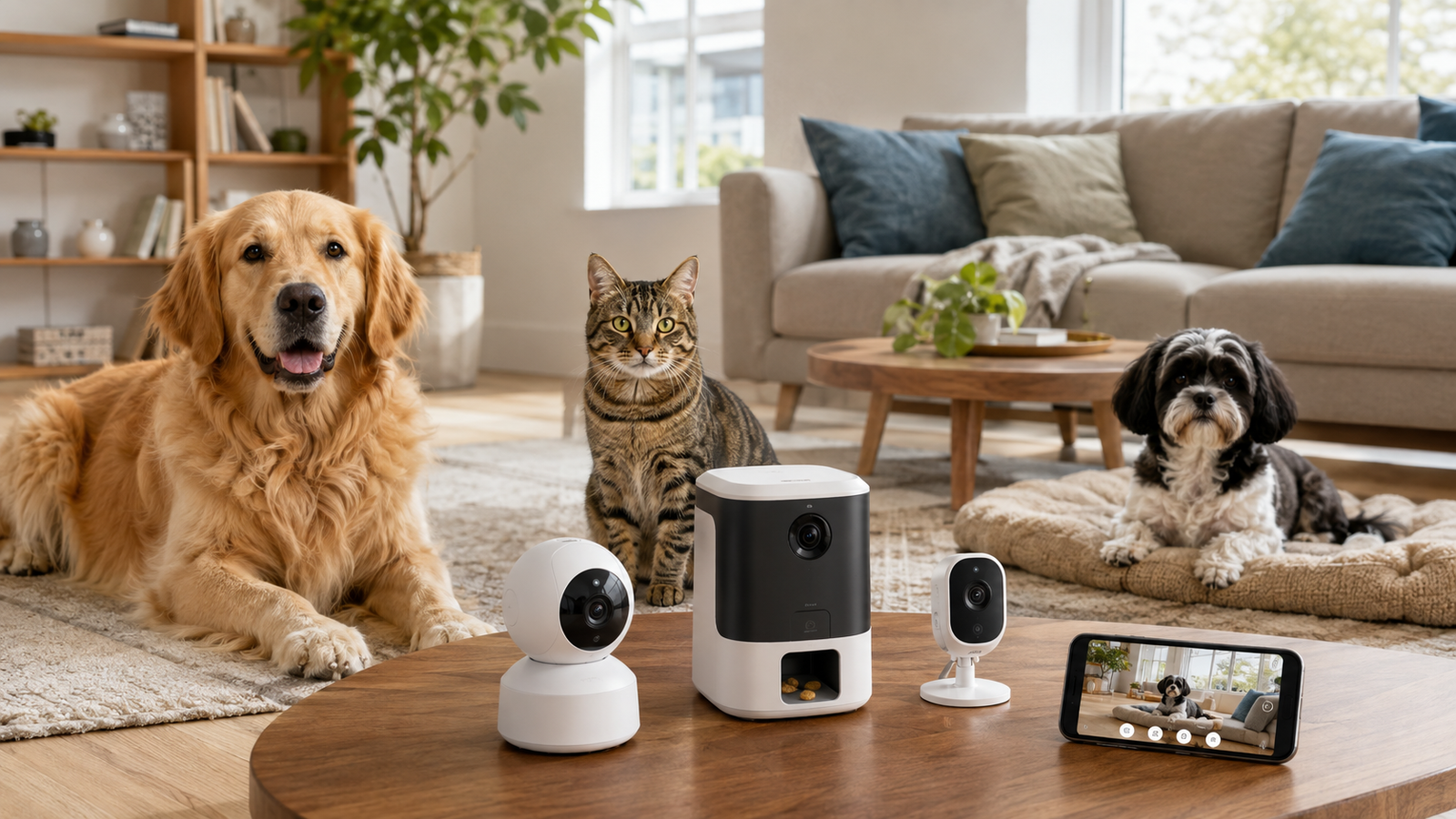 Best pet cameras for monitoring dogs and cats at home