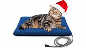 Kiroto waterproof outdoor pet heating pad with reinforced safety cable