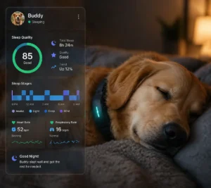 Dog Sleep Tracking with Health Wearables 